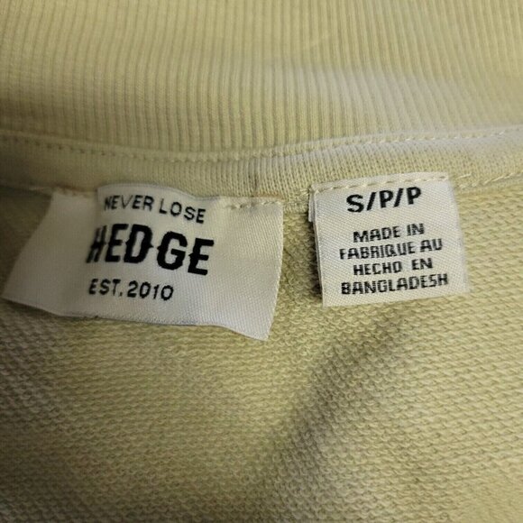 Hedge Conscious Cotton Henley Sweatshirt Men's.  Size Small.  New With T… - Picture 9 of 9
